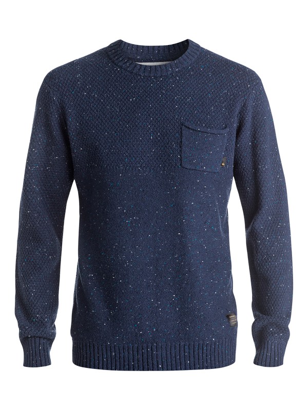 quiksilver, Newchester - Pull avec poche, NAVY BLAZER (byj0) 0 Newchester - Pull avec poche Bleu EQYSW03164 Quiksilver