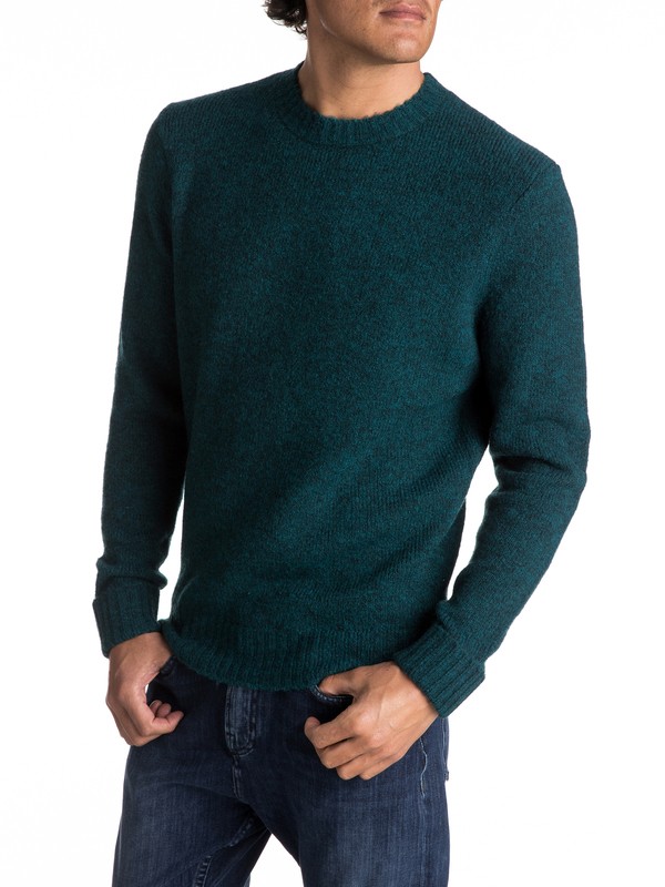 quiksilver, Temuka - Pull col rond, PONDEROSA PINE (gtp0) 0 Temuka - Pull col rond Vert EQYSW03188 Quiksilver