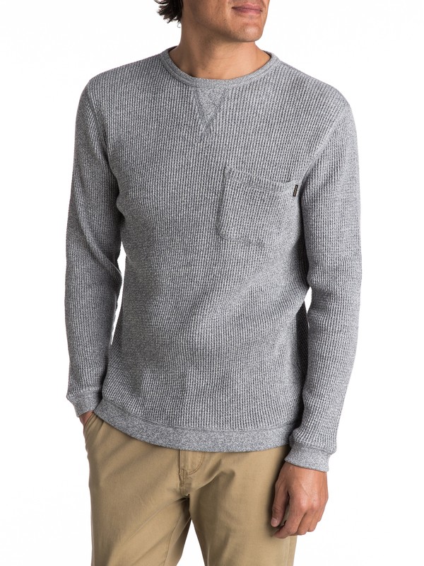 quiksilver, Kemp Ton Pocket Sweater, QUIET SHADE (kze0) 0 Kemp Ton Pocket Sweater Black EQYSW03193 Quiksilver
