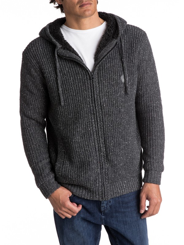 quiksilver, Orokana - Pull zippé à capuche, TARMAC HEATHER (ktah) 0 Orokana - Pull zippé à capuche Noir EQYSW03194 Quiksilver