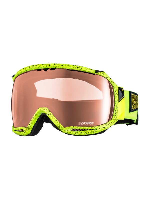 quiksilver, Hubble Goggles, BLACK YELLOW (bky) 0 Hubble Goggles EQYTG00010 Quiksilver