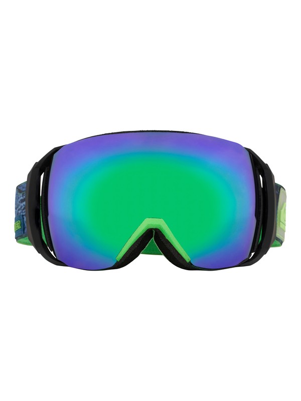 quiksilver, Hubble Rimless Goggles, MOROCCAN BLUE (bsg0) 0 Hubble Rimless Goggles EQYTG00056 Quiksilver