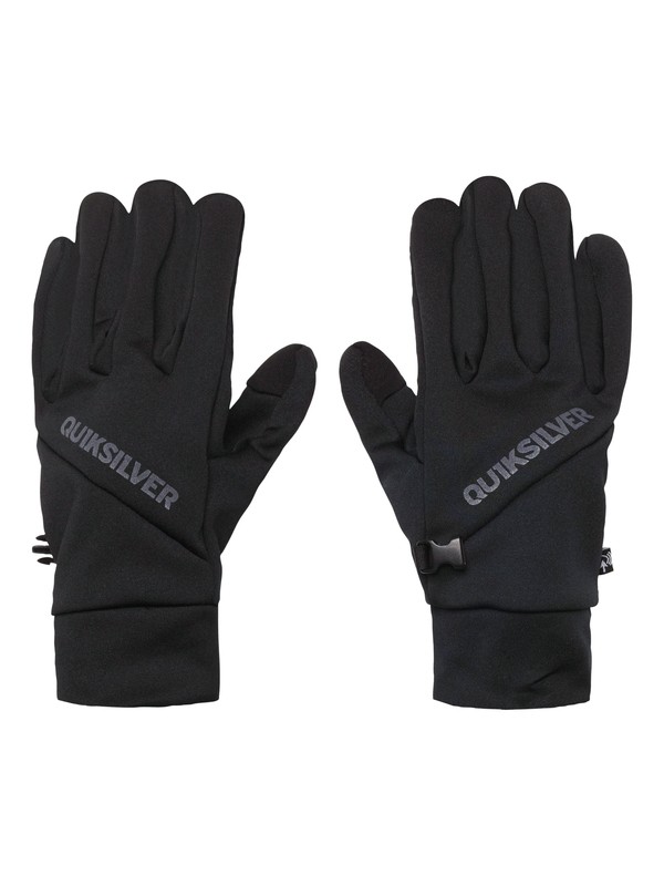 quiksilver, City Liner Gloves, CAVIAR (kvk0) 0 City Liner Gloves EQYTH00007 Quiksilver