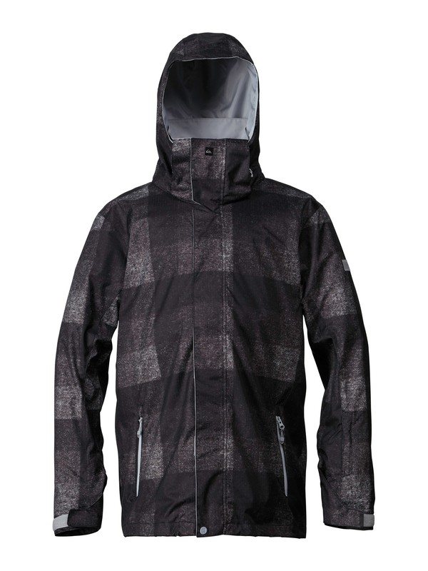 quiksilver, Mission 10K Shell Jacket, IRISHPLAID (sje1) 0 Mission 10K Shell Jacket EQYTJ00036 Quiksilver