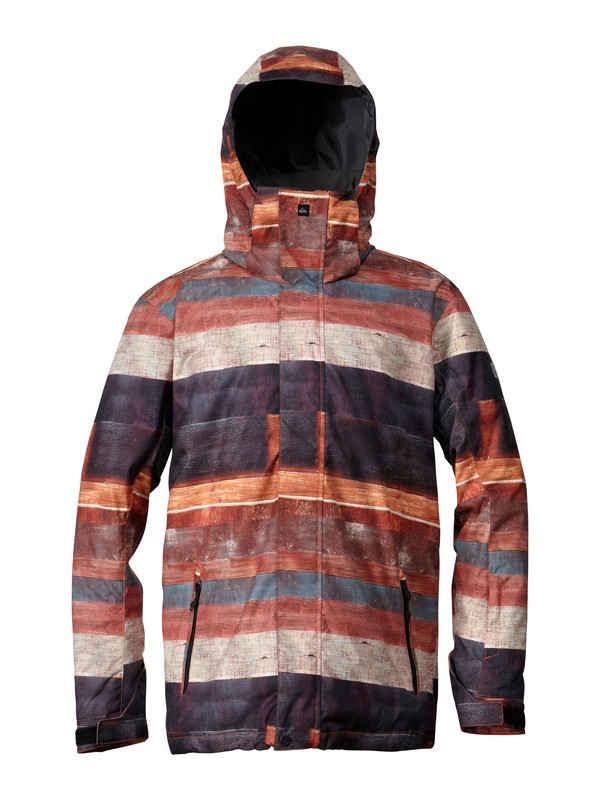 quiksilver, Mission 10K Insulated Jacket, WOOD WORLD (cnh2) 0 Mission 10K Insulated Jacket EQYTJ00040 Quiksilver