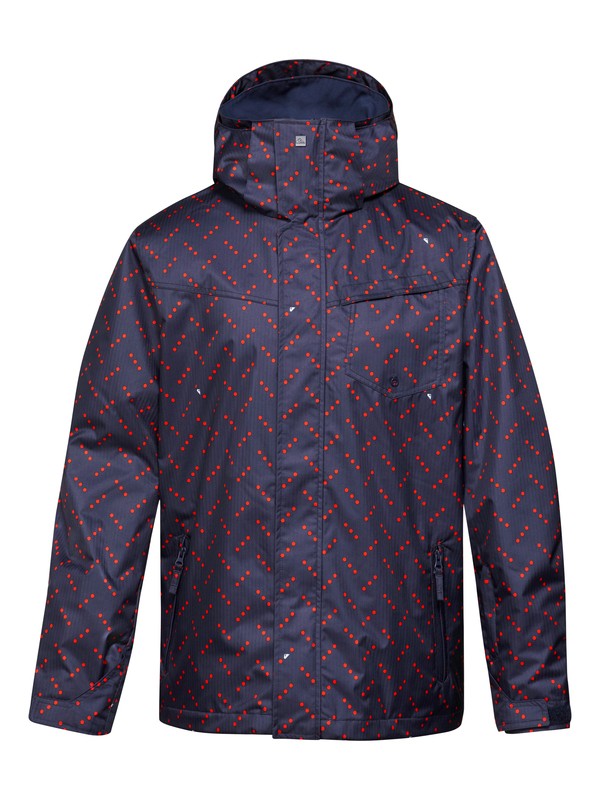 quiksilver, Mission Printed 10K Shell Jacket, MICRO DOT (byj7) 0 Mission Printed 10K Shell Jacket EQYTJ00075 Quiksilver