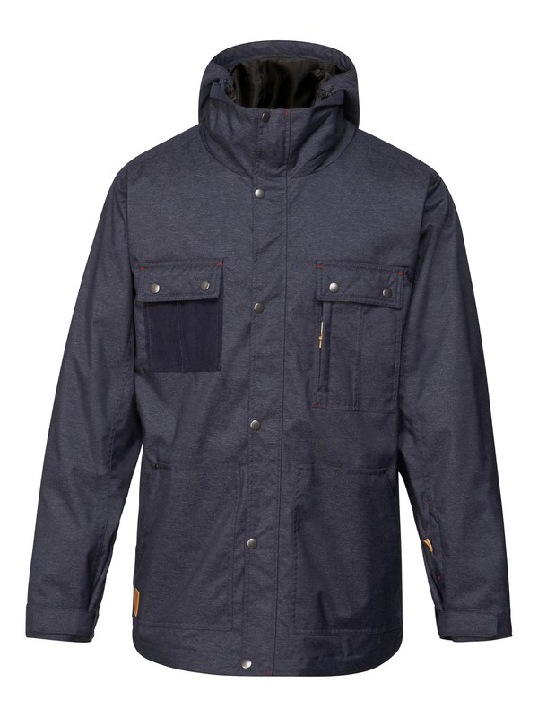 quiksilver, No Nonsense 15K Jacket, NAVY BLAZER (byj0) 0 No Nonsense 15K Jacket EQYTJ00112 Quiksilver