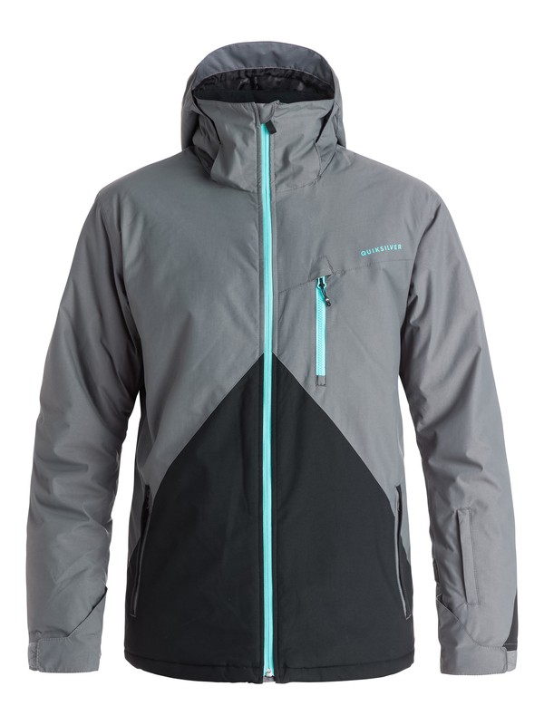 quiksilver, Сноубордическая куртка Mission Colorblock, QUIET SHADE (kze0) 0 Сноубордическая куртка Mission Colorblock Черный EQYTJ03067 Quiksilver