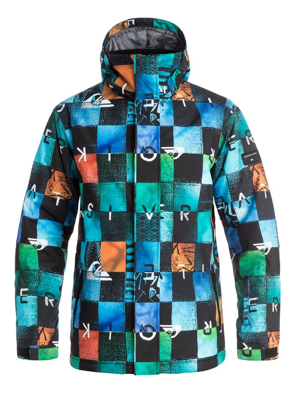 quiksilver, Сноубордическая куртка Mission Printed, CHAKALAPAKI ORIGIN (byb8) 0 Сноубордическая куртка Mission Printed Синий EQYTJ03069 Quiksilver