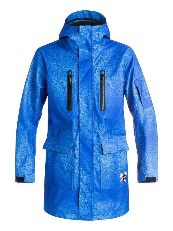 quiksilver, Quiksilver X Julien David - Longue veste de snow, SODALITE BLUE (byb0) 0 Quiksilver X Julien David - Longue veste de snow EQYTJ03092 Quiksilver