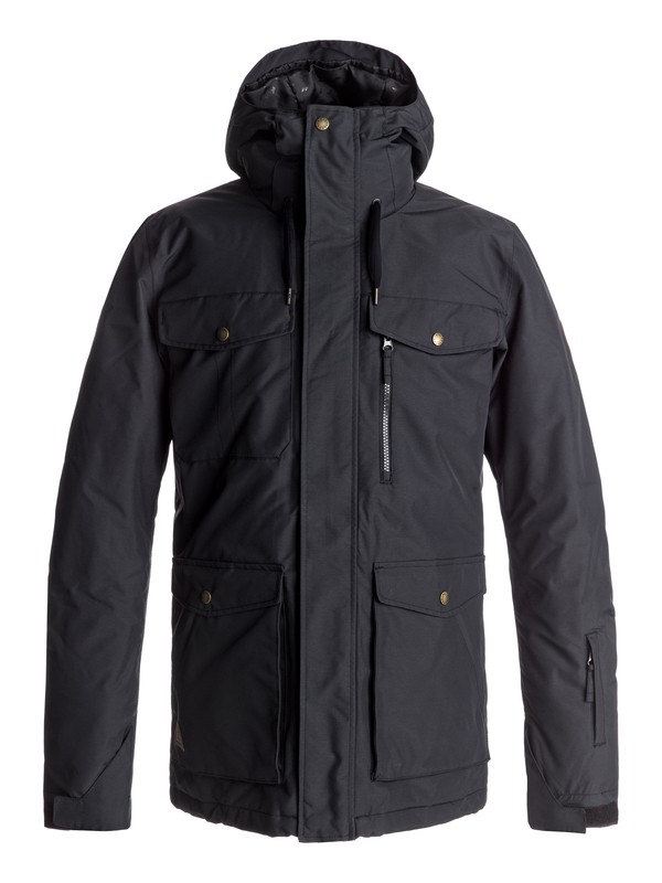 quiksilver, Raft Snow Jacket, BLACK (kvj0) 0 Raft Snow Jacket Black EQYTJ03125 Quiksilver