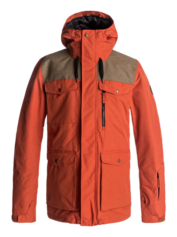 quiksilver, Raft Snow Jacket, KETCHUP RED (rqp0) 0 Raft Snow Jacket Red EQYTJ03125 Quiksilver