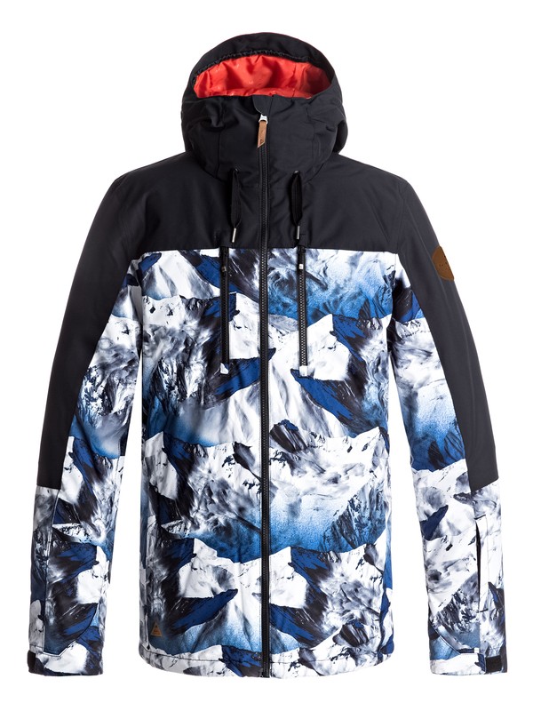 quiksilver, Mission Block Snow Jacket, RID THE TOP (byh8) 0 Mission Block Snow Jacket Blue EQYTJ03126 Quiksilver