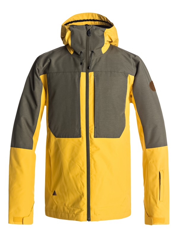 quiksilver, Ambition Snow Jacket, SOLAR POWER (yze0) 0 Ambition Snow Jacket Yellow EQYTJ03155 Quiksilver