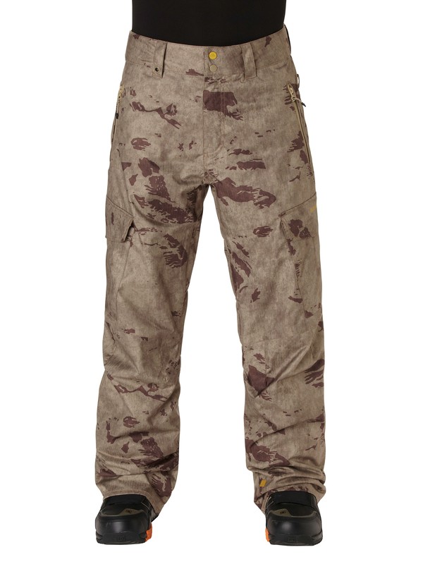 quiksilver, Porter 10K Printed Ins Pnt, LEFTOVER CAMO (crj1) 0 Porter 10K Printed Ins Pnt EQYTP00032 Quiksilver