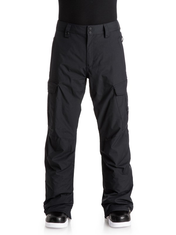 quiksilver, Сноубордические штаны Porter Ins, BLACK (kvj0) 0 Сноубордические штаны Porter Ins Черный EQYTP03030 Quiksilver