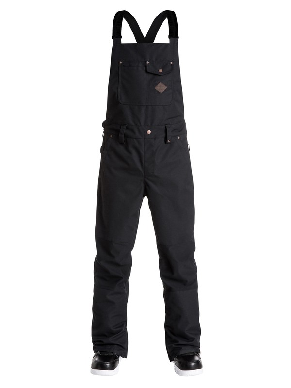 quiksilver, Found - Salopette de snow, BLACK (kvj0) 0 Found - Salopette de snow Noir EQYTP03035 Quiksilver