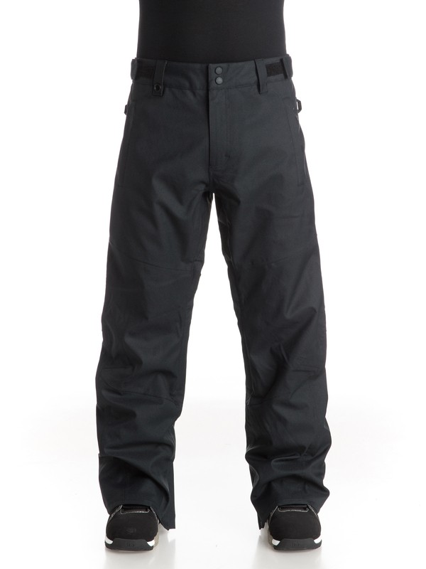 quiksilver, Julien David X Quiksilver County Shell Snow Pants, BLACK (kvj0) 0 Julien David X Quiksilver County Shell Snow Pants EQYTP03039 Quiksilver