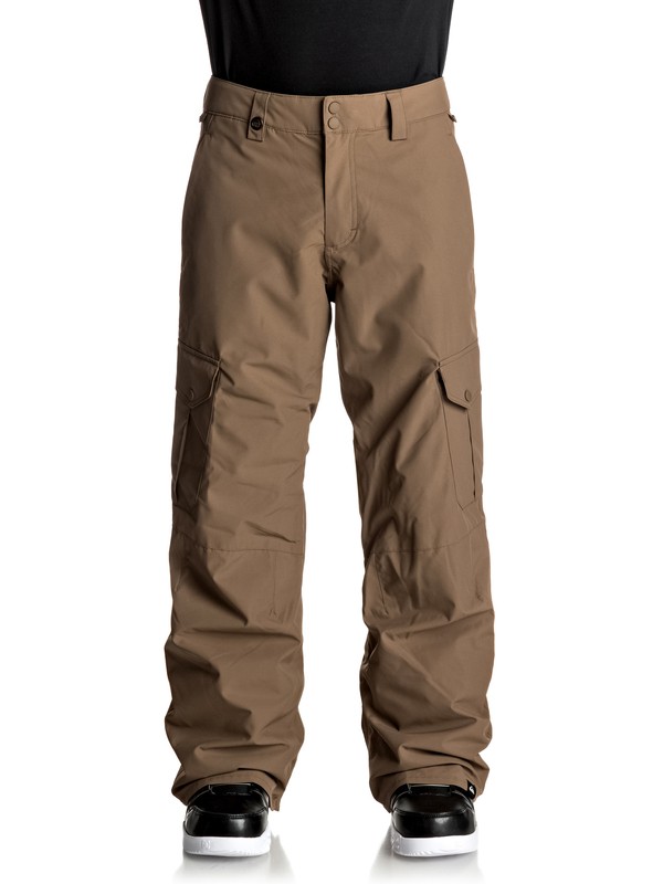 quiksilver, Porter Snow Pants, CUB (cpv0) 0 Porter Snow Pants Brown EQYTP03062 Quiksilver