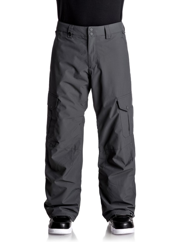 quiksilver, Porter - Pantalon de snow, DARK SHADOW (krp0) 0 Porter - Pantalon de snow Noir EQYTP03062 Quiksilver