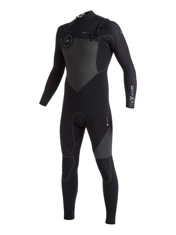 quiksilver, Highline 2X Bonded 3.5/3mm Chest Zip Full Wetsuit, ANTHRACITE (kvj0) 0 Highline 2X Bonded 3.5/3mm Chest Zip Full Wetsuit EQYW103014 Quiksilver