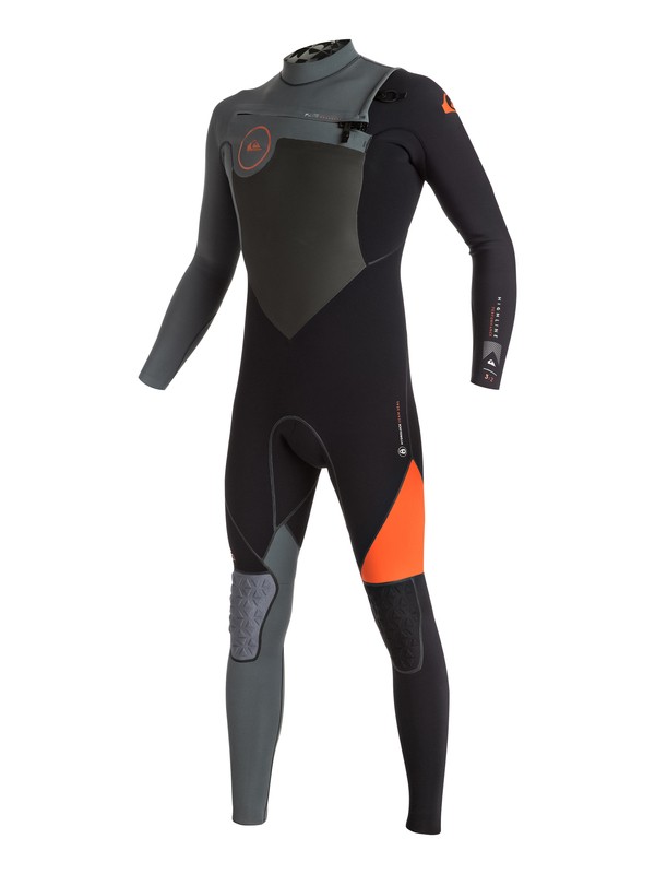 quiksilver, Highline Performance 3/2mm Chest Zip Full Wetsuit, FLAME (nmj0) 0 Highline Performance 3/2mm Chest Zip Full Wetsuit EQYW103019 Quiksilver