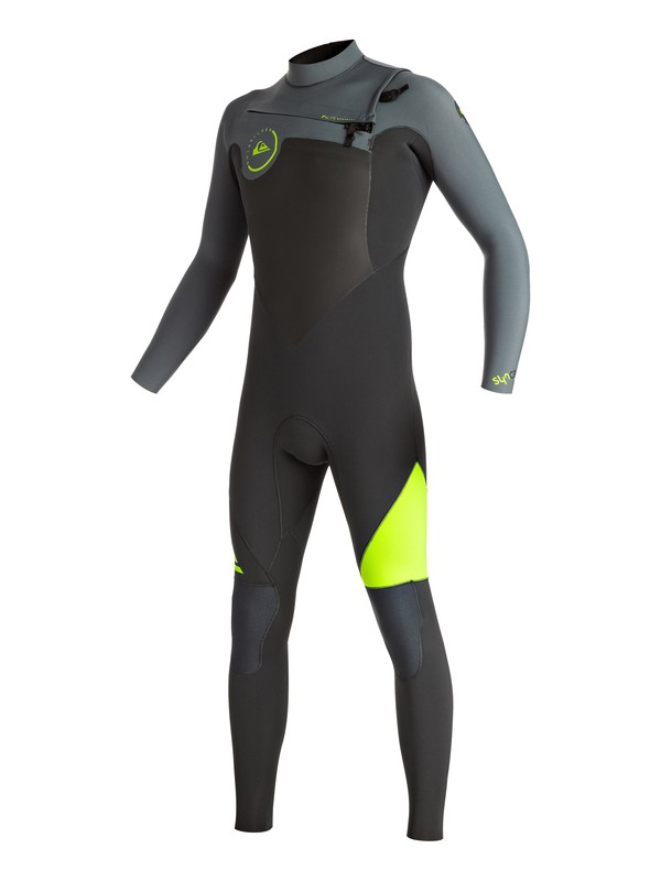 quiksilver, Syncro 4/3mm Chest Zip Full Wetsuit, SAFTEY YELLOW (ggp0) 0 Syncro 4/3mm Chest Zip Full Wetsuit EQYW103026 Quiksilver