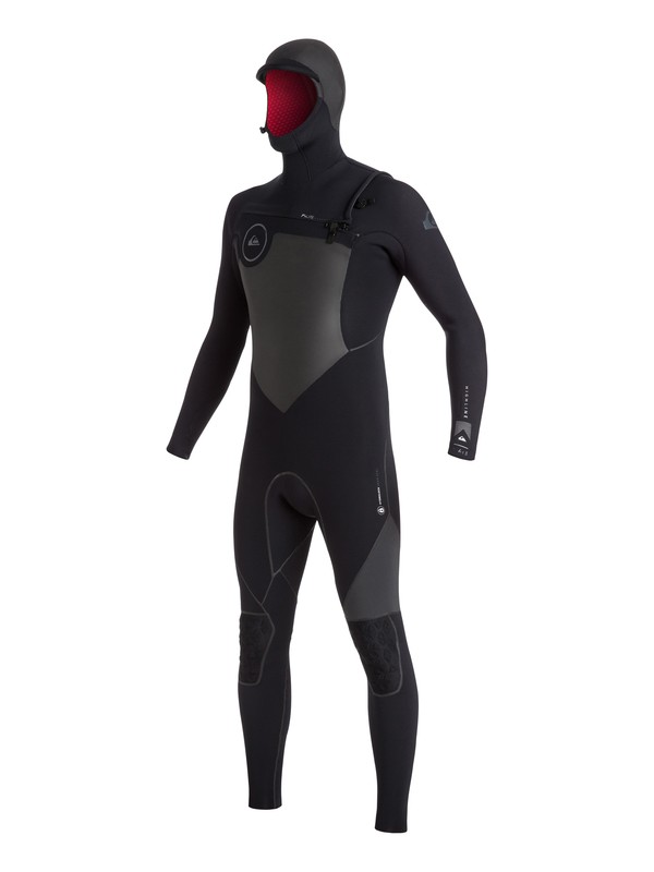 quiksilver, Highline Performance 5/4/3mm Chest Zip Hooded Full Wetsuit, BLACK (kvj0) 0 Highline Performance 5/4/3mm Chest Zip Hooded Full Wetsuit EQYW203001 Quiksilver