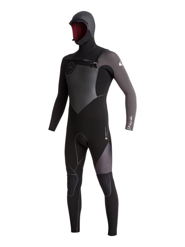 quiksilver, 5/4/3 Highline Plus - Combinaison de surf intégrale à capuche, BLACK/ JET BLACK (xkkk) 0 5/4/3 Highline Plus - Combinaison de surf intégrale à capuche EQYW203006 Quiksilver
