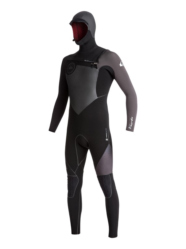quiksilver, 6/5/4 Highline Plus - Combinaison de surf intégrale à capuche, BLACK/ JET BLACK (xkkk) 0 6/5/4 Highline Plus - Combinaison de surf intégrale à capuche EQYW203007 Quiksilver
