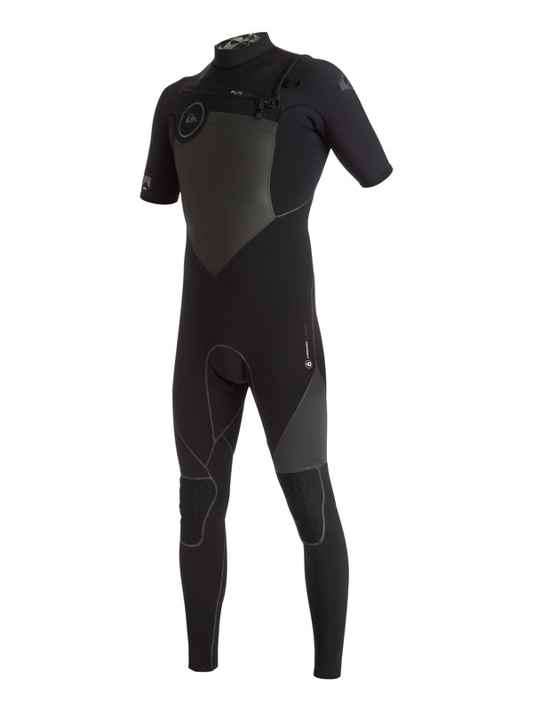 quiksilver, Highline Performance 2/2mm - Combinaison de surf intégrale à zip poitrine, BLACK (kvj0) 0 Highline Performance 2/2mm - Combinaison de surf intégrale à zip poitrine Noir EQYW303002 Quiksilver