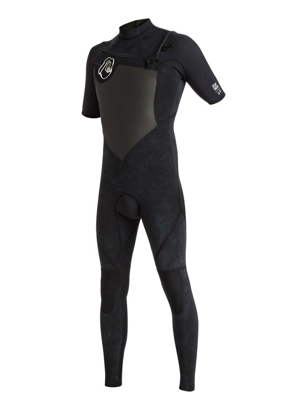 quiksilver, High Dye 2/2mm - Combinaison de surf intégrale à zip poitrine, BLACK (kvj0) 0 High Dye 2/2mm - Combinaison de surf intégrale à zip poitrine Noir EQYW303004 Quiksilver