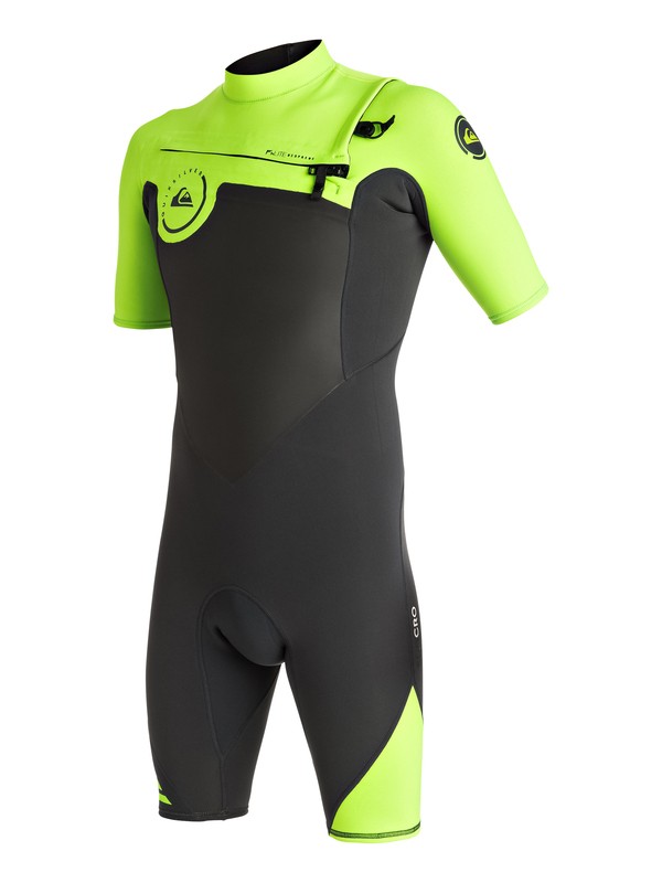 0 Syncro 2/2mm - Chest Zip Springsuit Green EQYW503001 Quiksilver
