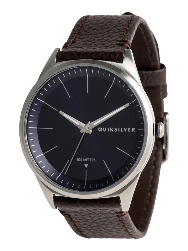 quiksilver, Bienville Leather - Montre analogique, NAVY (byj0) 0 Bienville Leather - Montre analogique Bleu EQYWA03014 Quiksilver