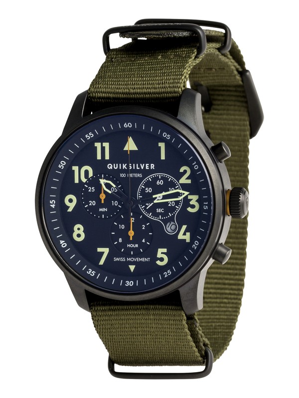 quiksilver, Seafire Nato - Montre analogique, ARMY (gpb0) 0 Seafire Nato - Montre analogique Vert EQYWA03016 Quiksilver