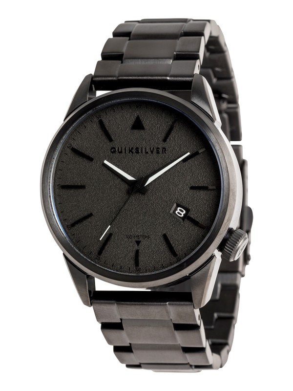quiksilver, Timebox 42 Metal - Montre analogique, BLACK/ DARK GUN/ BLACK (xkkk) 0 Timebox 42 Metal - Montre analogique Noir EQYWA03028 Quiksilver
