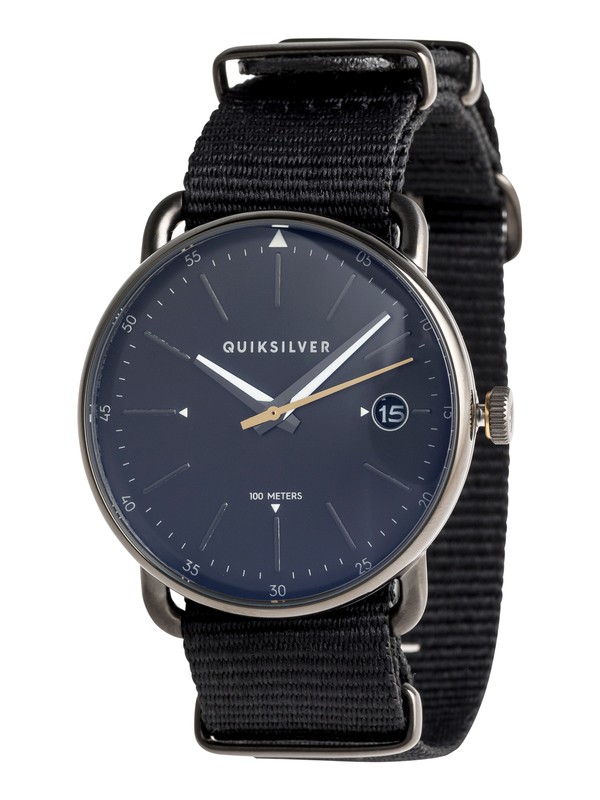 quiksilver, The Garage Club Pack - Montre analogique, GUN/ GUN/ BROWN (xkkc) 0 The Garage Club Pack - Montre analogique Noir EQYWA03033 Quiksilver