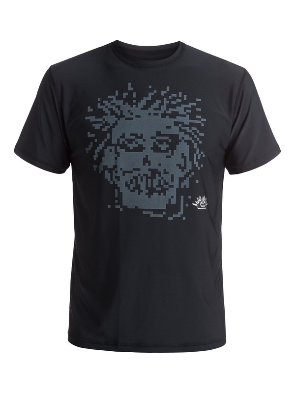 quiksilver, Julien David Amphibian Surf Tee, BLACK (kvd0) 0 Julien David Amphibian Surf Tee Noir EQYWR03006 Quiksilver