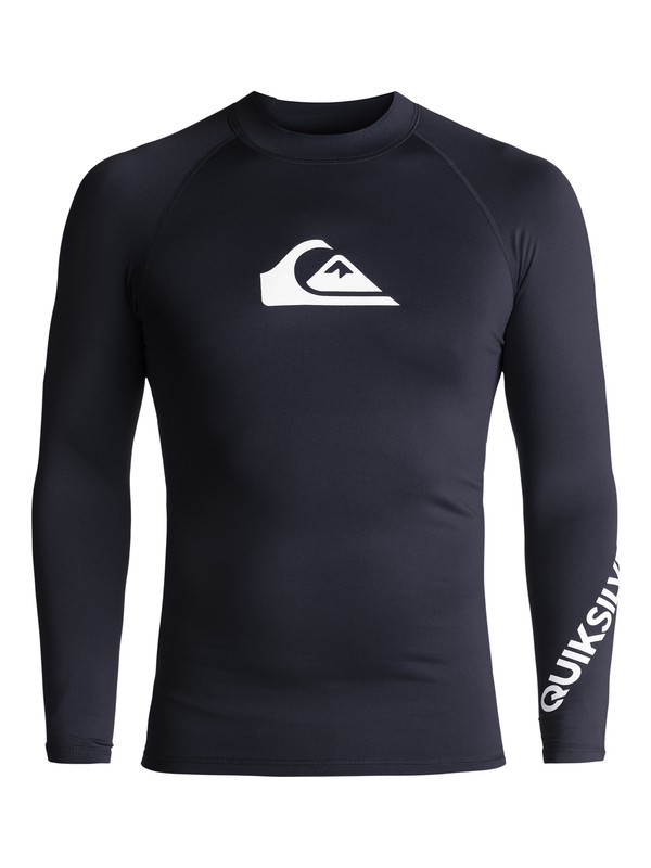 quiksilver, All Time Long Sleeve UPF 50 Rashguard, NAVY BLAZER (byj0) 0 All Time Long Sleeve UPF 50 Rashguard Blue EQYWR03034 Quiksilver