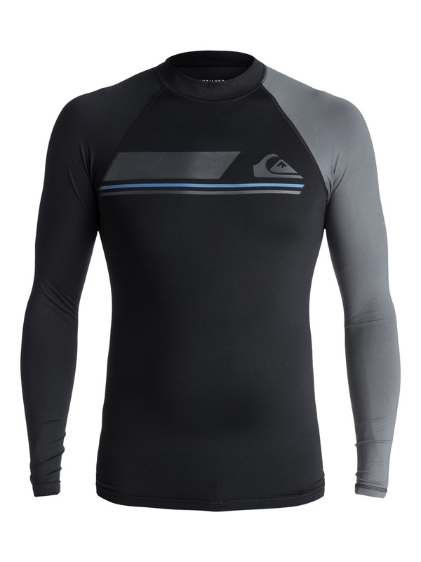quiksilver, Active - Lycra manches longues UPF 50, BLACK (kvj0) 0 Active - Lycra manches longues UPF 50 Noir EQYWR03072 Quiksilver