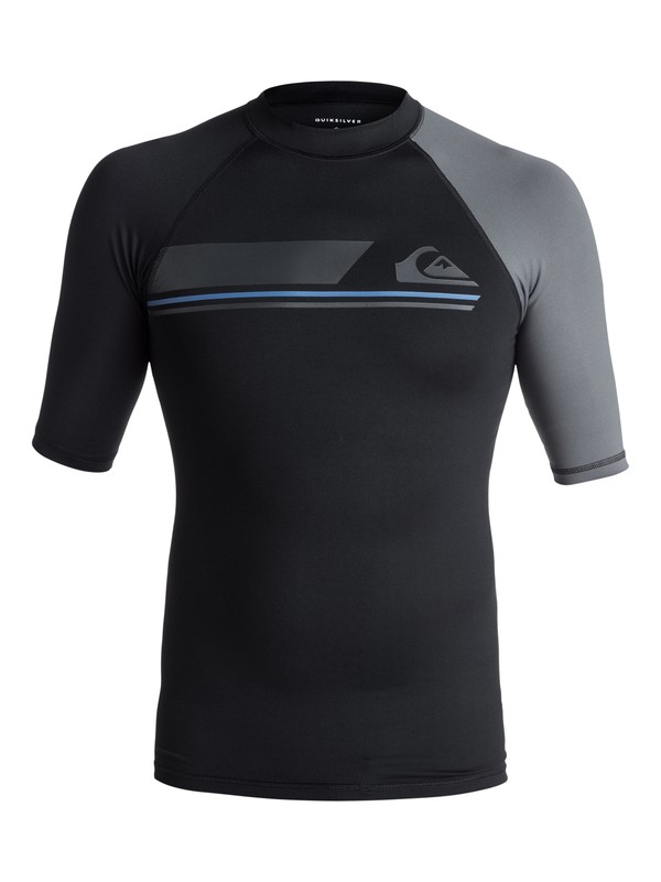 quiksilver, Active - Lycra manches courtes UPF 50, BLACK (kvj0) 0 Active - Lycra manches courtes UPF 50 Noir EQYWR03073 Quiksilver