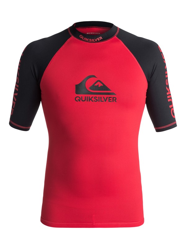 quiksilver, On Tour - Rash Vest met korte mouwen UV-bescherming, QUIK RED/ BLACK (xrrk) 0 On Tour - Rash Vest met korte mouwen UV-bescherming Red EQYWR03075 Quiksilver