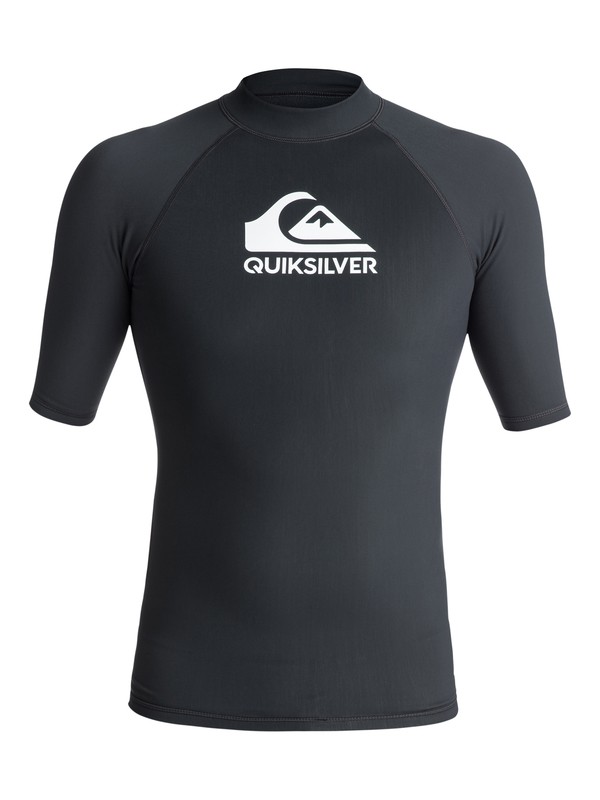 quiksilver, Heater - Rash Vest met korte mouwen UV-bescherming, DARK GREY (kva0) 0 Heater - Rash Vest met korte mouwen UV-bescherming Black EQYWR03077 Quiksilver