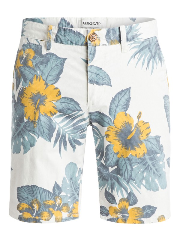quiksilver, Krandy Havana - Short, SNOW WHITE (wbk0) 0 Krandy Havana - Short Blanc EQYWS03186 Quiksilver