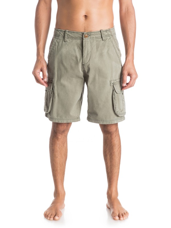quiksilver, Deluxe - Short, DUSTY OLIVE (gpb0) 0 Deluxe - Short EQYWS03194 Quiksilver