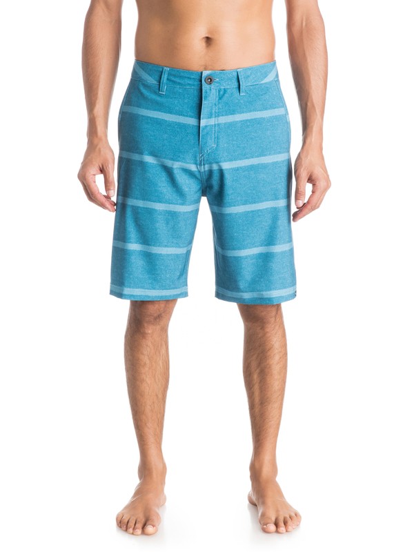 quiksilver, Stripes Amphibian 21" - Short Amphibian, STRIPES AMP NIAGARA (bkt6) 0 Stripes Amphibian 21" - Short Amphibian EQYWS03201 Quiksilver