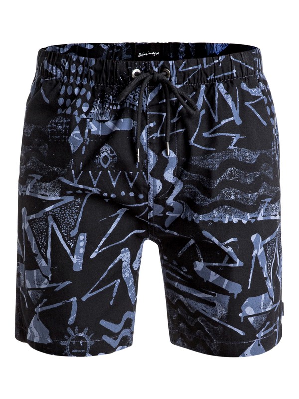 quiksilver, Labyrinth 17" - Short de plage, LABRYTH 32 NIGHTSHADOW (bpt6) 0 Labyrinth 17" - Short de plage Bleu EQYWS03241 Quiksilver