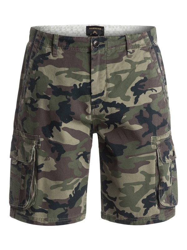 quiksilver, Everyday Deluxe 21" - Short cargo, DELUXE CAMOFLAGE (gpb6) 0 Everyday Deluxe 21" - Short cargo Vert EQYWS03250 Quiksilver
