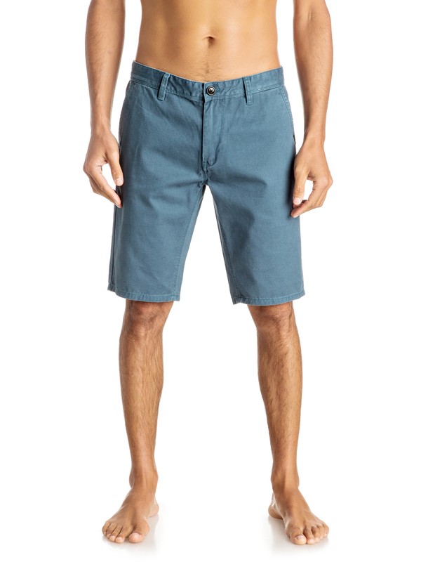 quiksilver, Everyday 21" - Short en sergé, INDIAN TEAL (bqk0) 0 Everyday 21" - Short en sergé Bleu EQYWS03252 Quiksilver