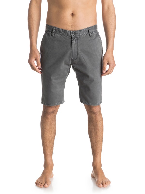 quiksilver, Everyday 21" - Short en sergé, DARK SHADOW (krp0) 0 Everyday 21" - Short en sergé Noir EQYWS03252 Quiksilver